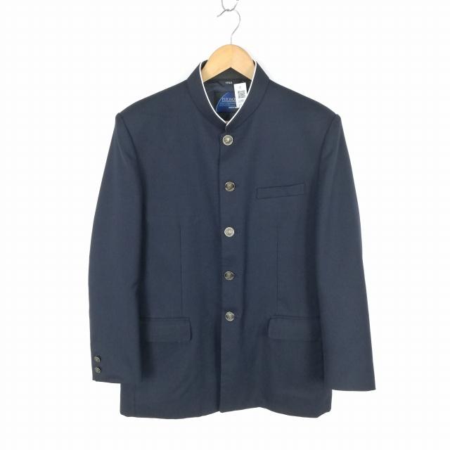 中古　制服　男子　学ラン　175A　学生服　 男の子 学生服 学ラン 175A 男子 富士ヨット 上着 丸洗い可 ウール混 福岡高校