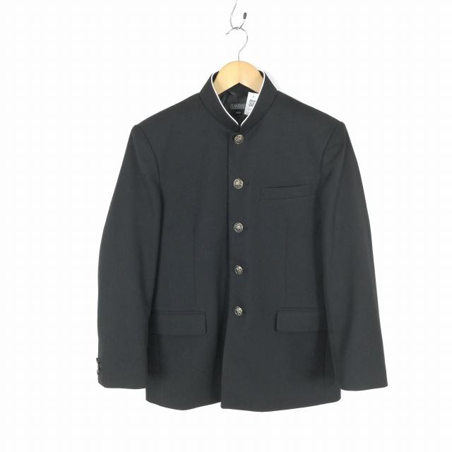 学生服 学ラン 165A 男子 上着 丸洗い可 標準型学生服 ラウンドカラー 