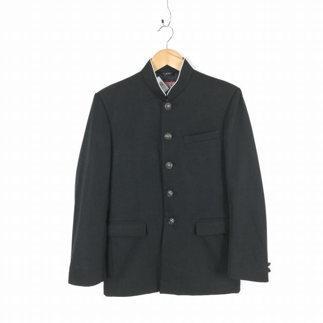 学生服 学ラン 160A 男子 上着 丸洗い可 ウール混 標準型学生服 