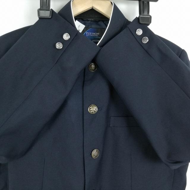 学ラン（175A W73） 学生服 学ラン 175A 男子 カンコー 上着 ウール混 標準型学生服 詰襟
