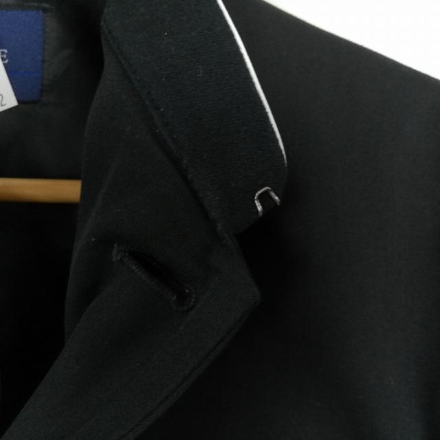 学生服 学ラン 170A 男子 トンボ 上着 丸洗い可 ウール混 ラウンドカラー カシドス 黒 中古 ランクB a3 JJ7192_3