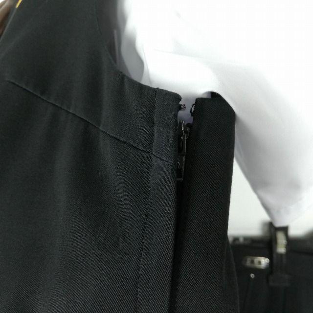 ベスト スカート リボン 上下4点セット 冬物 女子 学生服 中学 高校 黒 制服 中古 ランクC NA2951｜top-gakuseihuku｜04