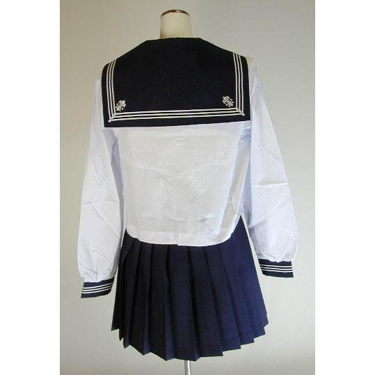 白百合学園高校制服 夏セーラー服 スカート上下セット165A 白百合学園高校制服 夏セーラー服 スカート上下セット165A