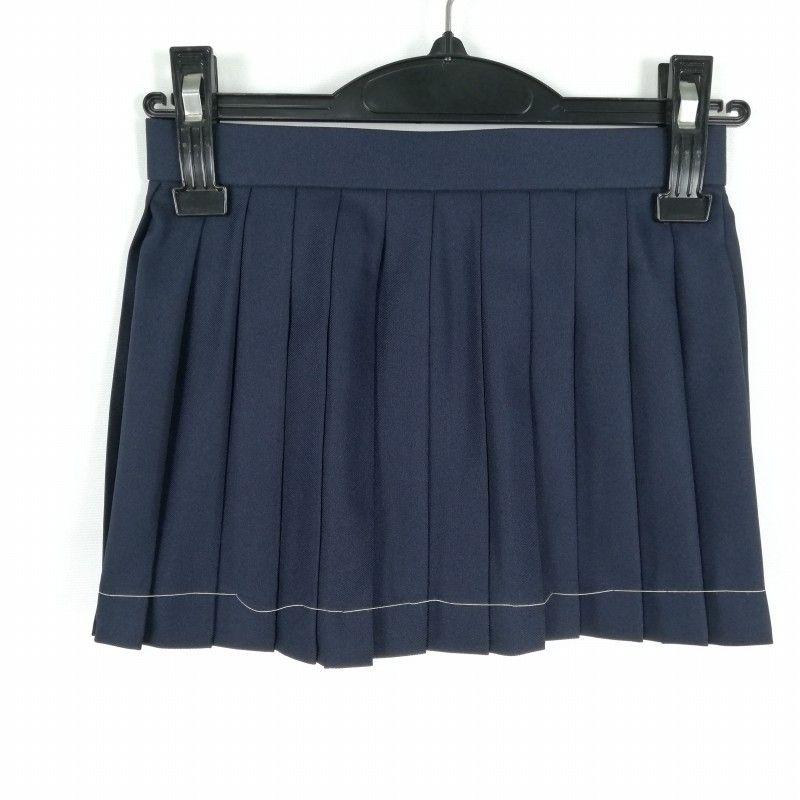 【まるこ】様　ミニスカート　紺色　新品　F フォロー割-200円 冬・紺 プリーツ マイクロミニスカート 学生 制服 スカート （25cm丈