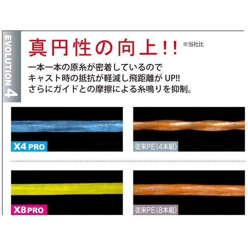 殿堂 0 4号 Peライン Hardcore ハードコア Duel デュエル Hardcore 10m 5色 0 4号 0m Pro X4 釣り糸 ライン Www We Job Com