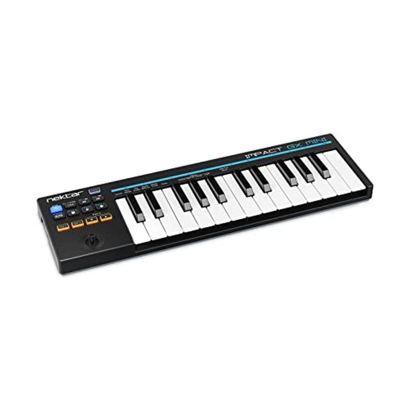 【高品質】 Nektar Technology Impact GX Mini MIDIコントローラー キーボード 鍵盤 トランスポートボタン DAWイン MIDIキーボード、パッド