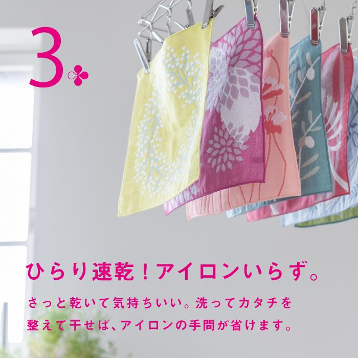今治タオル（imabari towel） ハンカチ レディース 25×25cm 20枚 色柄
