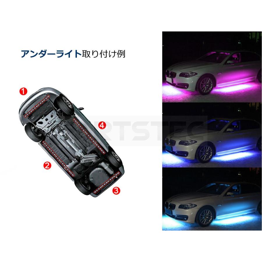 当時物　LEDネオン管　2セット　発光パターンあり DC24V どこでも切れるLEDネオンフレックス 側面発光(フラット型