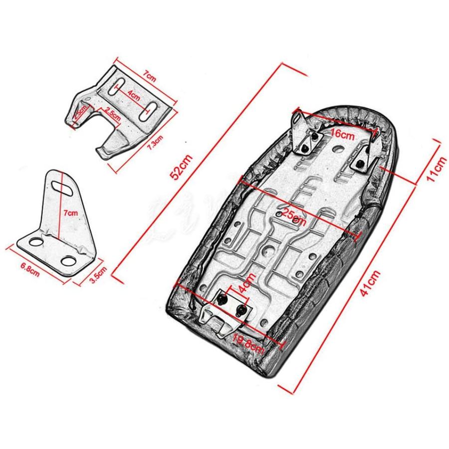 ☆限定特価！大好評商品!!☆ カフェ レーサー シート スクランブラー