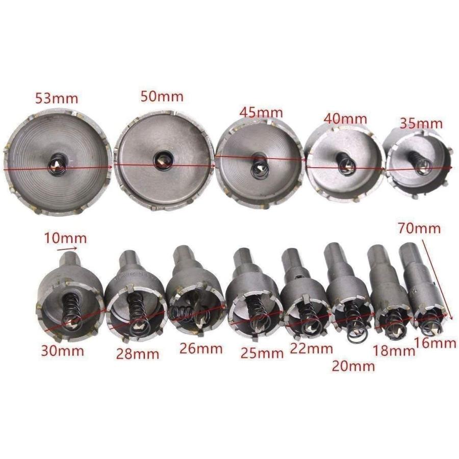 ☆限定特価☆ HSS 超硬 ホールソー 16mm/18mm/20mm/22mm/25mm/26mm