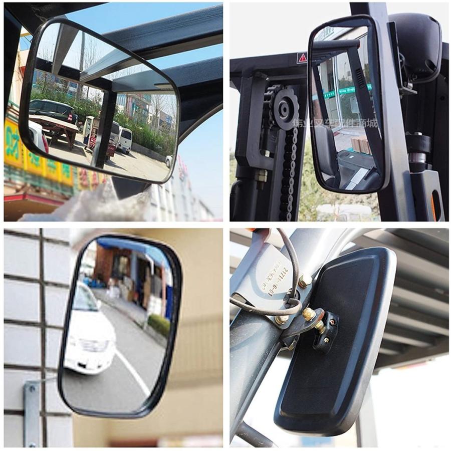 ☆限定特価☆ 汎用 特大 フォークリフト トラクター サイド ミラー