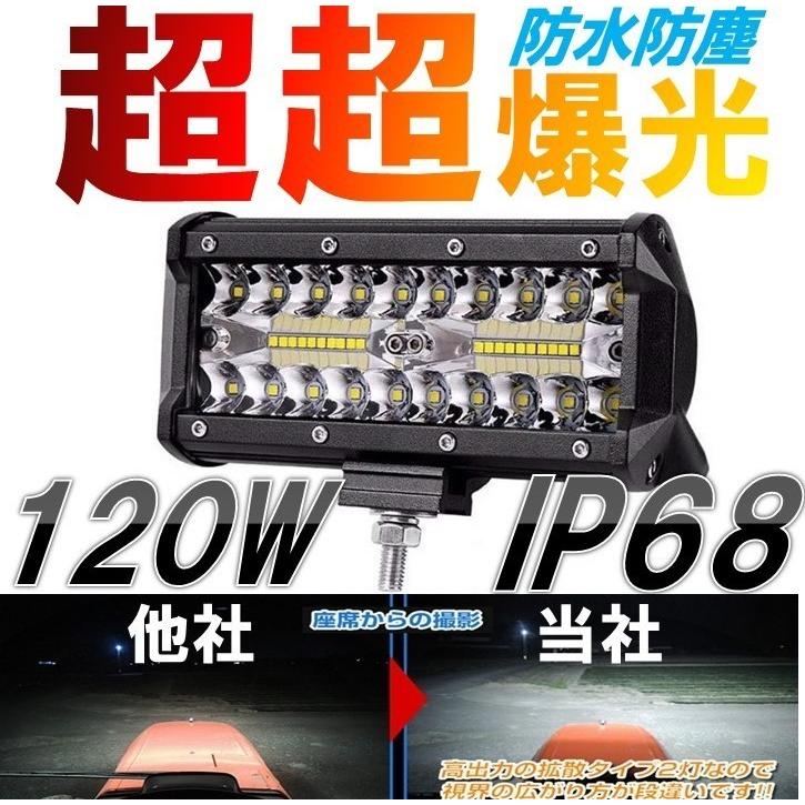 ワークライト120w ☆限定特価!超爆光!!☆ LED 作業灯 120w デッキライト ワークライト