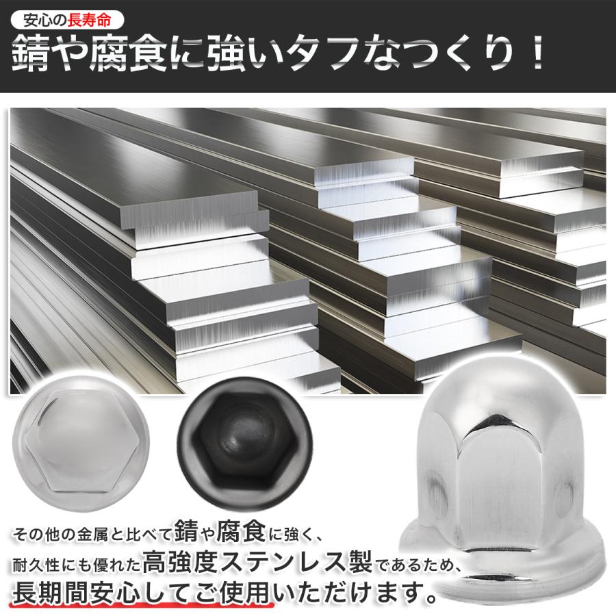 光沢が美しいナットキャップ】 ナット キャップ カバー ISO 33mm 高さ