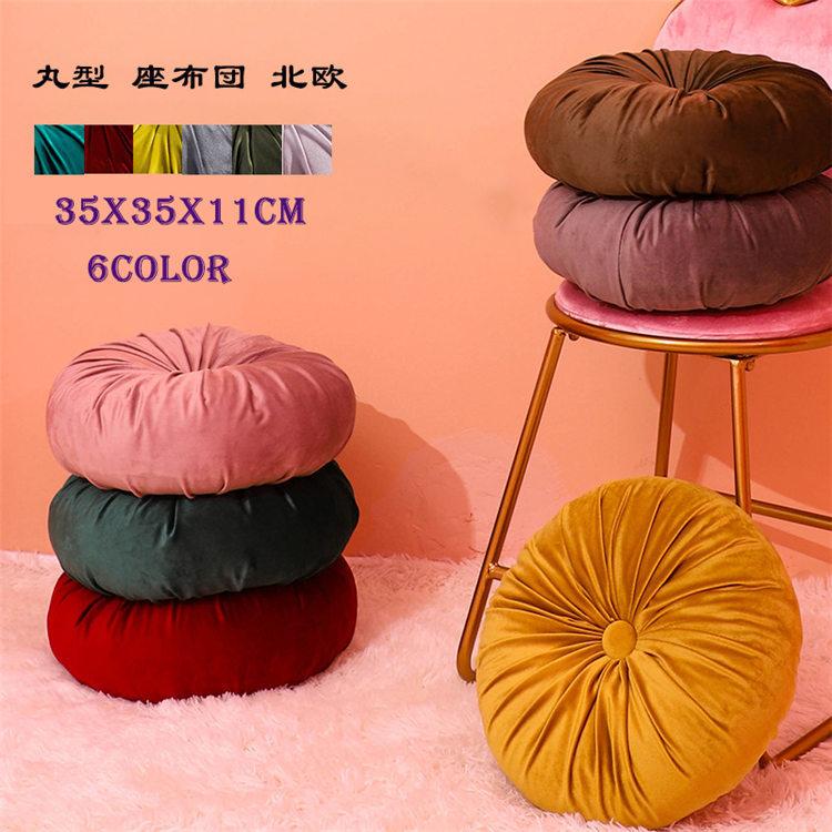 クッション おしゃれ ラウンドクッション フロアクッション 丸型 座布団 円形 かわいい プリーツ ベルベット 丸いクッション 北欧 Jxy137 トレンドショップ 通販 Yahoo ショッピング