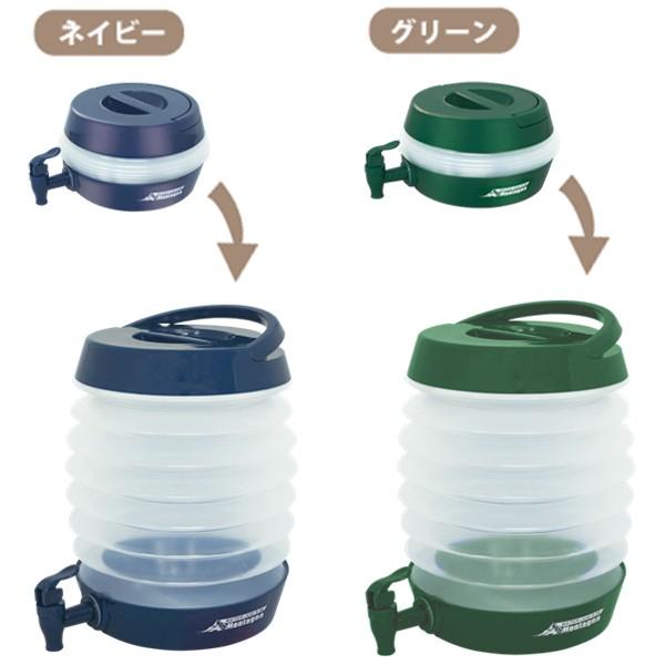 ウォータージャグ 水 5.5L 折りたたみ 給水タンク レバー式コック付き