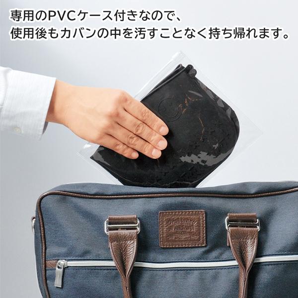 レインシューズカバー 防水 シリコン製 1足分 PVCケース入り すべり止め フリーサイズ シューケア用品 雨 泥 から靴を守る S◇ シューズカバーU｜top1-price｜05