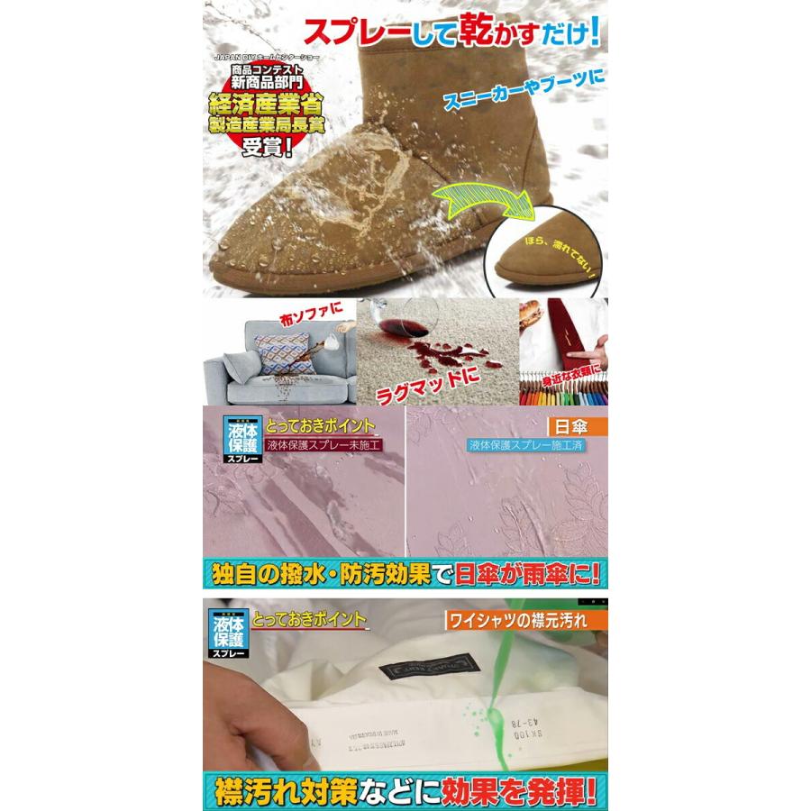 期間限定 最安値挑戦 液体保護スプレー 日本製 100ml 超撥水 防汚 コーティング 水や油を弾いて汚れを防ぐ 水性タイプ 有害物質無配合 車の シート 靴 衣類 等に 保護100ml Riosmauricio Com