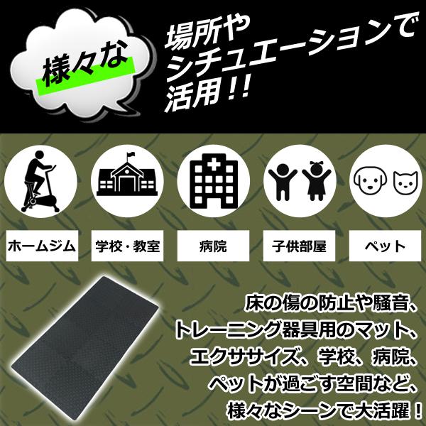 ジョイントマット 16枚 防音 床キズ防止 厚さ10mm ふち用/角用
