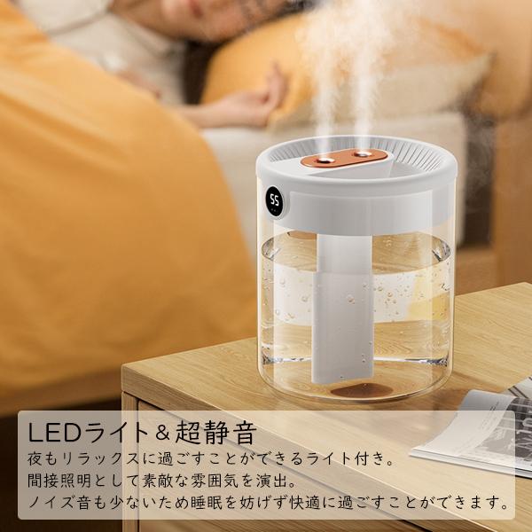 W加湿 加湿器 超音波加湿器 おしゃれ 卓上加湿器 湿度センサー W加湿 加湿器 超音波加湿器 おしゃれ 卓上加湿器 湿度センサー