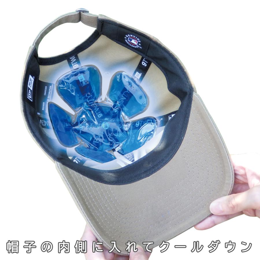 帽子用 保冷剤 熱中症対策 頭を冷やすグッズ ひんやり 冷える