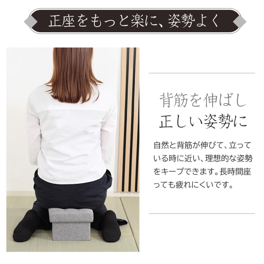 収納にもなる】正座補助 正座いす 折りたたみ 持ち運び 袋付き