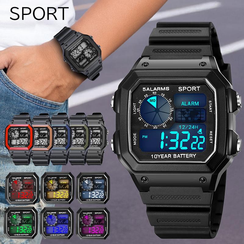 1月限定/決算特価】腕時計 デジタル ウォッチ タフボディ 多機能