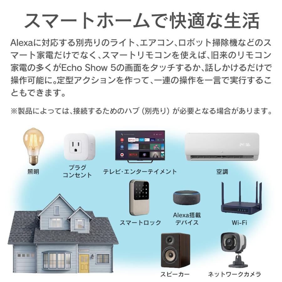 amazon（アマゾン） Amazon Echo Show 5 スマートディスプレイ + Alexa