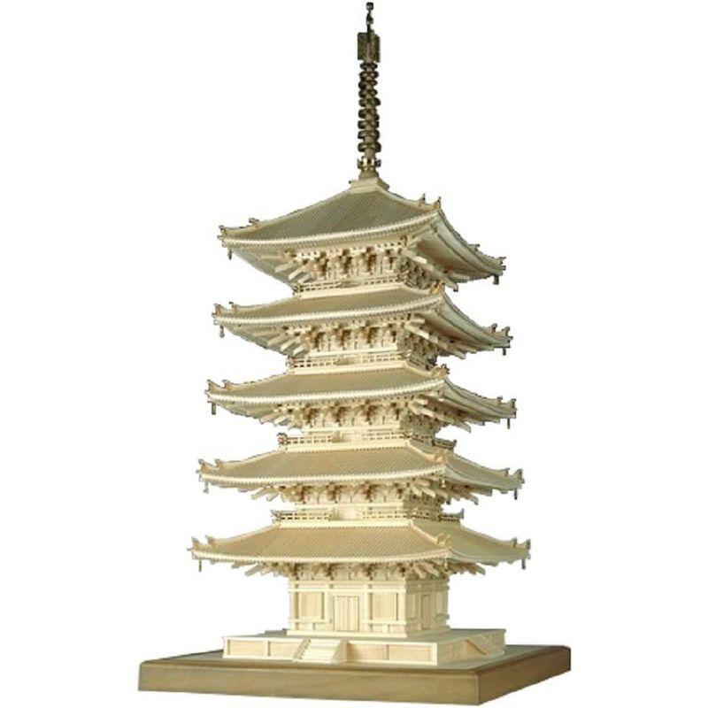 好評受付中 ウッディジョー 75 興福寺 木製模型 五重塔 組立キット 建物