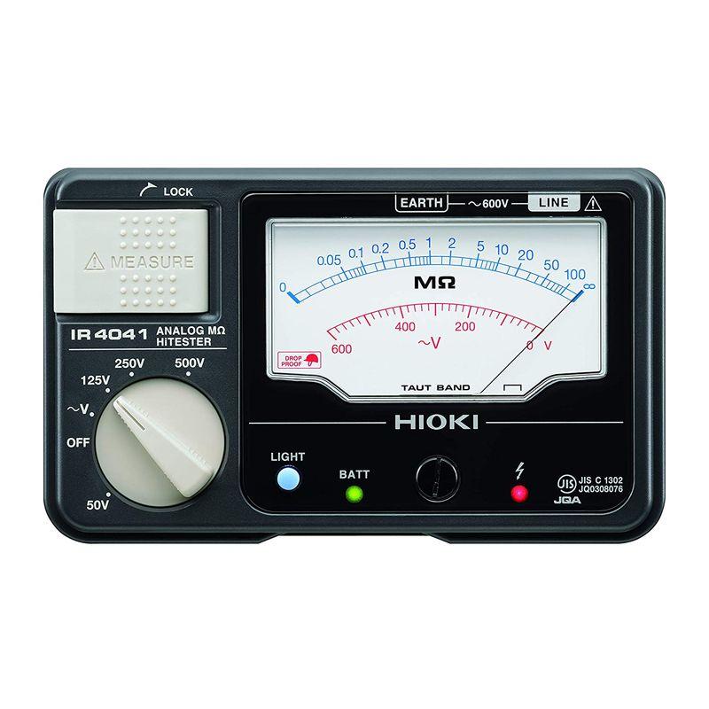 値頃 HIOKI(日置電機) IR4041-10 絶縁抵抗計 4レンジ アナログメグオームハイテスタ 計測、検査 テストー TESTO440用・COプローブ・有線ハンドル付 06321272