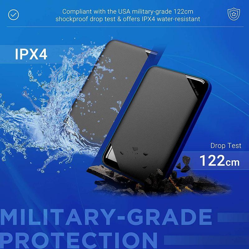 シリコンパワー ポータブルHDD 5TB 2.5インチ USB 3.2 Gen 1対応 IPX4