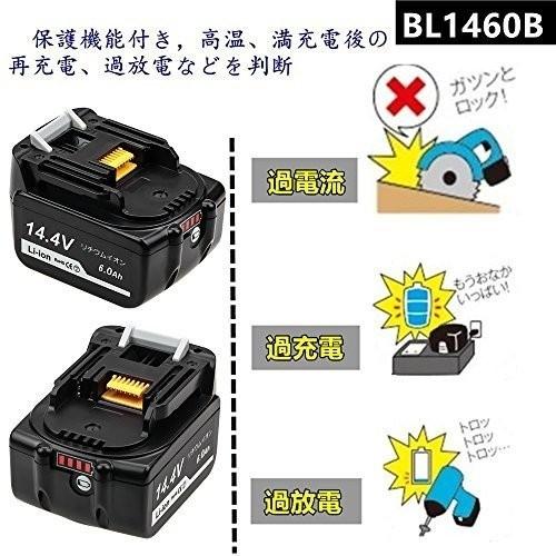 安いそれに目立つ 1年保証 マキタ バッテリー 互換 Bl1460b 14 4v 4個セット 6000mah Dc18rc Dc18rd Dc18rf Dc18sf 純正充電器対応 Bl1430b Bl1440b Bl1450b Td161 対応 人気ブランドを Hopespeechtherapy Com