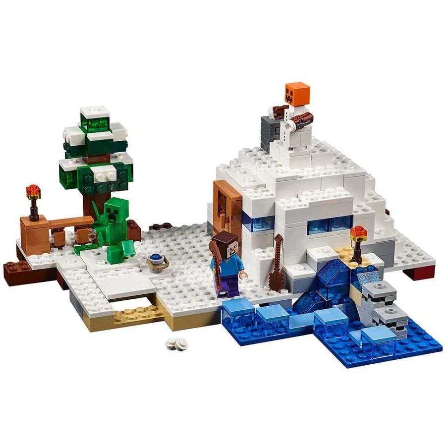 レゴ マインクラフト Lego Minecraft 211 The Snow Hideout Building Kit 雪の隠れ家ビルディングキット 輸入品 Usa Lego 211 Topa Tokyo 通販 Yahoo ショッピング