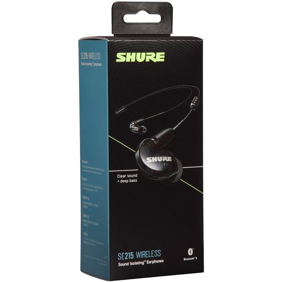シュア SHURE ワイヤレスイヤホン BT2シリーズ SE215-K+BT2-A ブラック