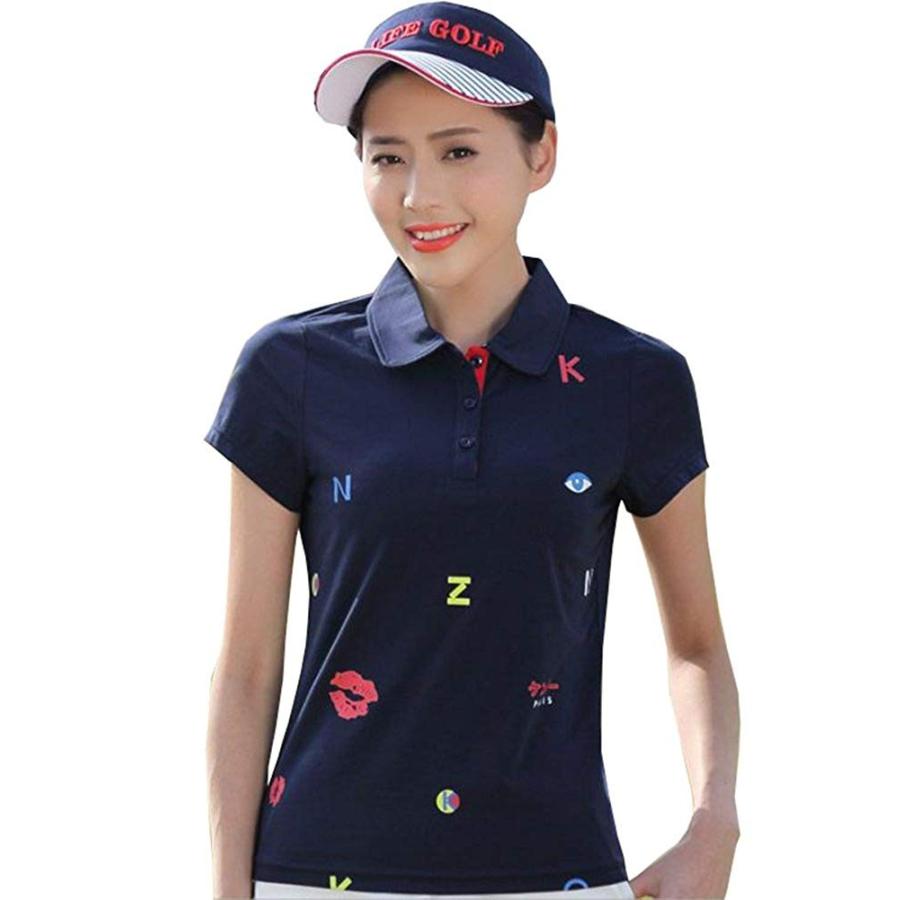 1年保証 ポロシャツ レディース ポロシャツ 半袖 折り襟 ゴルフウェア Tシャツ 女性 夏 おしゃれ トップス カットソー カジュアル スポーツウェア Www Threeriversofs Com