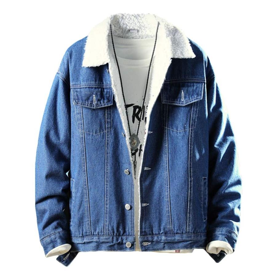 から厳選した ジャケット ボアデニムジャケット デニム 裏起毛 コート メンズ 秋冬 裏ボア ボアデニムジャケット ジージャン 防寒保温 長袖 スリム Www Threeriversofs Com
