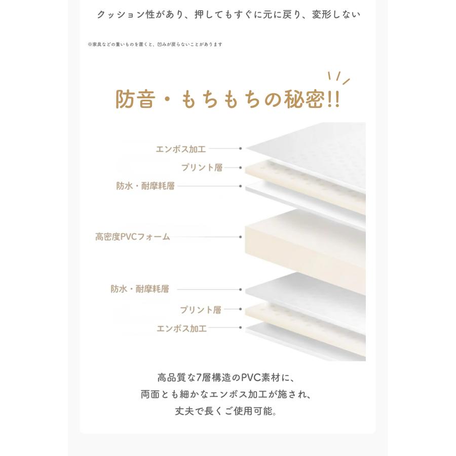 プレイマット抗菌 GU MODE リバーシブル ベビーマット 厚手 1.6cm 冬 床暖房対応 赤ちゃん ベビーマット ロールマット PVC素材 防水 防音 大判 おしゃれ |  | 17