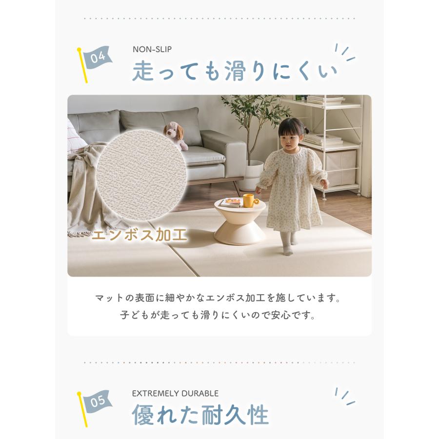 プレイマット抗菌 GU MODE リバーシブル ベビーマット 厚手 1.6cm 冬 床暖房対応 赤ちゃん ベビーマット ロールマット PVC素材 防水 防音 大判 おしゃれ |  | 18