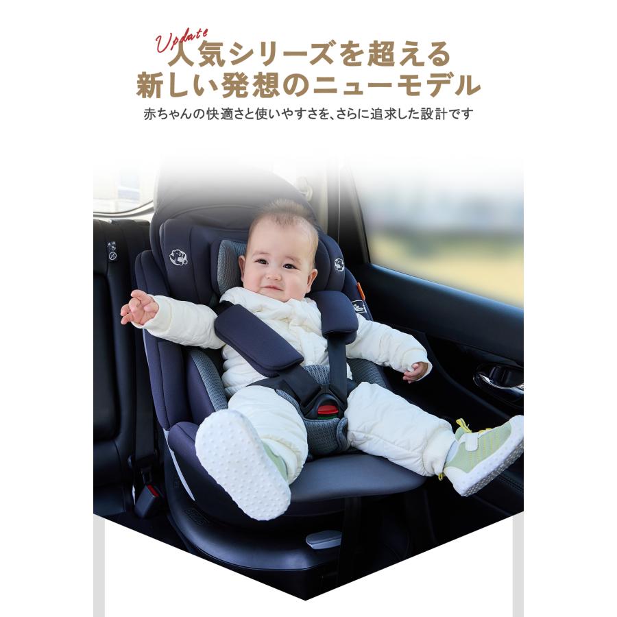 チャイルドシート GU MODE 新生児 360回転式 新基準R129 isofix キッズ