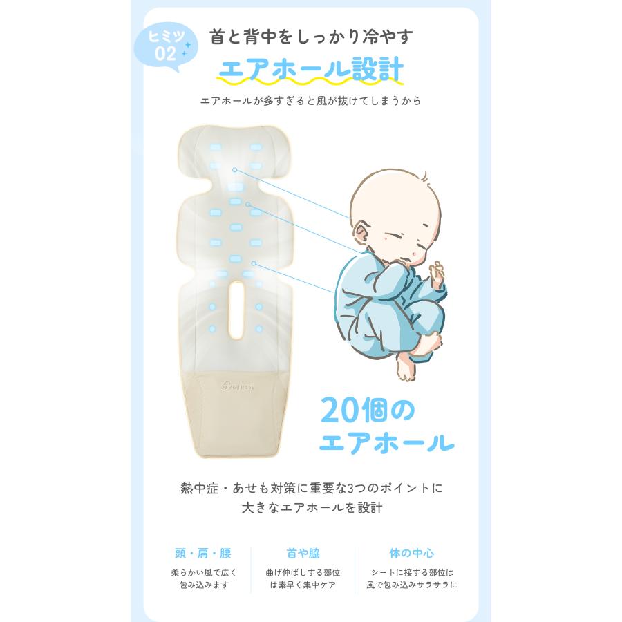 ベビーカーシート ファンシート 扇風機 冷感素材 足元防水 保冷シート ファン付き ベビー メッシュ シリコン アイスシート 車内 快適 冷風 エアー GUMODE 爆買 |  | 07