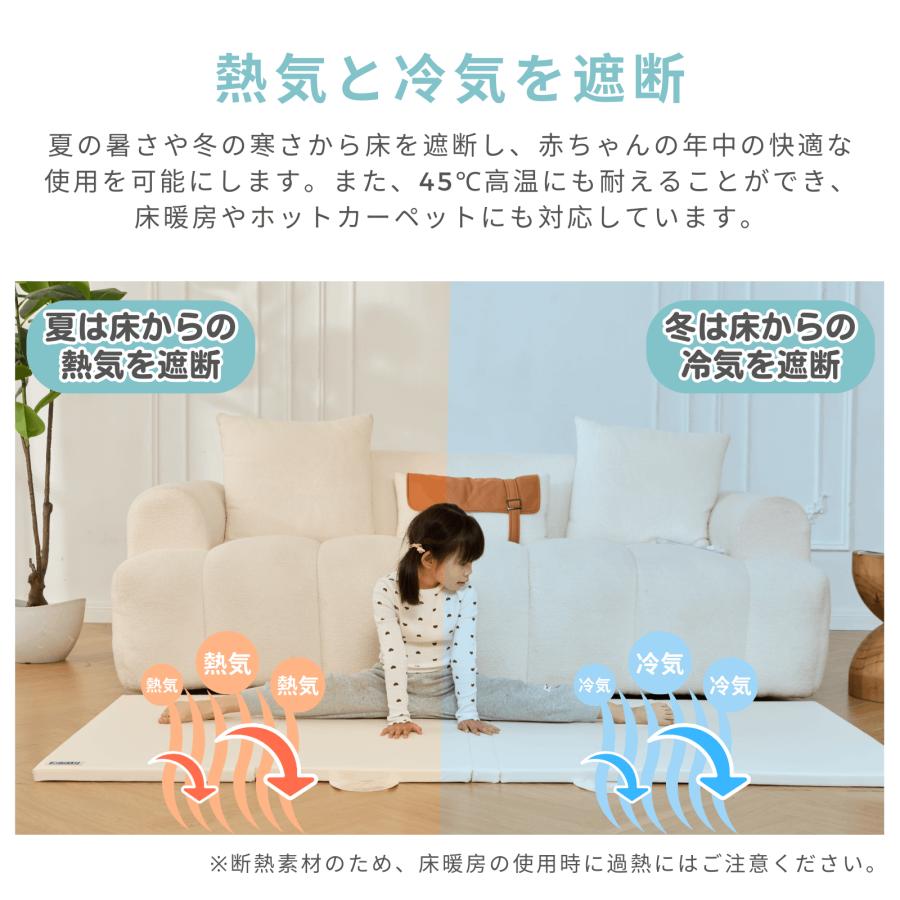 プレイマット GU MODE 折りたたみ 赤ちゃん ベビーマット 床暖房対応 クッションマット 厚手 防水 お昼寝 防音  安全認証済 厚み3cm 爆買 |  | 15