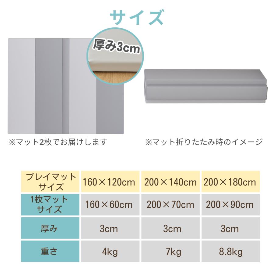 プレイマット GU MODE 折りたたみ 赤ちゃん ベビーマット 床暖房対応 クッションマット 厚手 防水 お昼寝 防音  安全認証済 厚み3cm 爆買 |  | 17