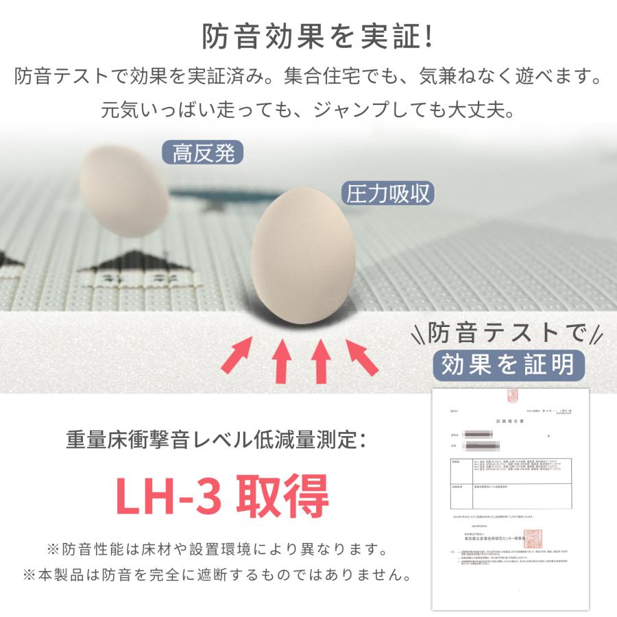 プレイマット GU MODE ベビーマット 厚手 2cm やわらかクッションマット ロールマット XPE素材 防水 防音 爆買 |  | 14