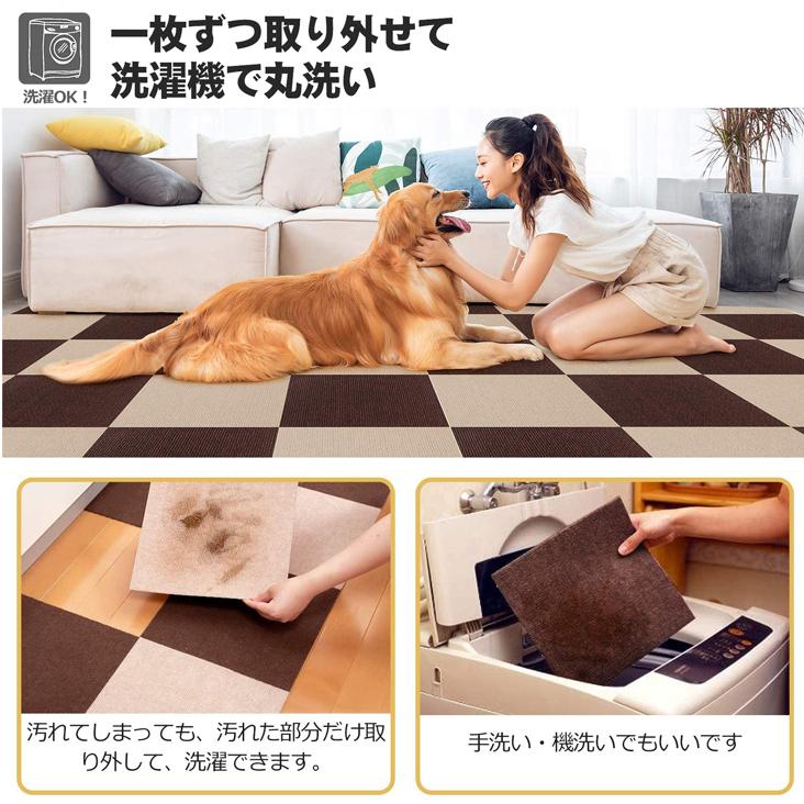タイルマット 10枚 45 45cm 防音 フローリング マット ペット対応 ずれない タイルカーペット 吸着タイルマット マット 防音シート 床 子供 ペット 洗える Tk01 Gmall 通販 Yahoo ショッピング