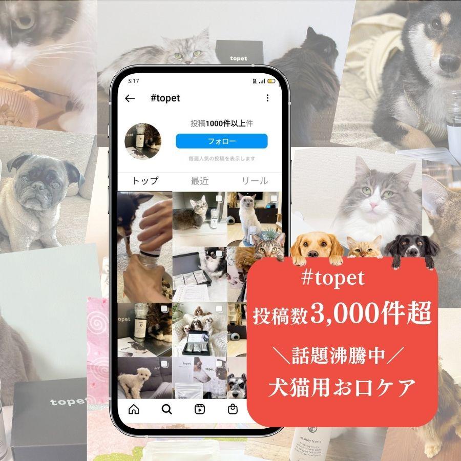 【公式】topet お口のふりかけ 猫 犬 歯磨き 歯磨きふりかけ デンタル歯磨き デンタルふりかけ デンタルケア 歯のケア 歯周病 歯垢除去 パウダー 2袋120粒｜topet｜05