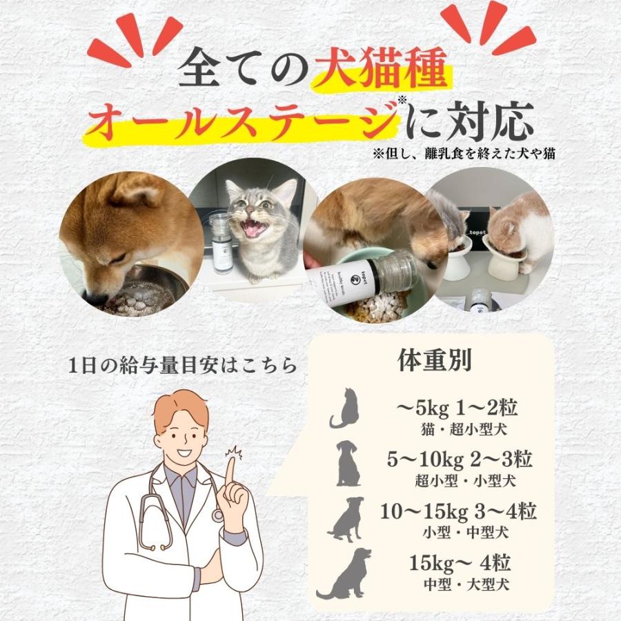 topet お肌のふりかけ 犬 猫 乳酸菌 犬 善玉菌 サプリ 無添加 皮膚