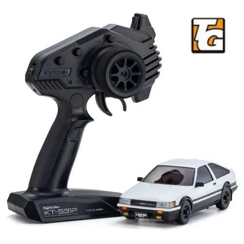 京商 ラジオコントロール ミニッツAWD トヨタ カローラレビン AE86 ホワイト/ブラック 32641WBK | 京商