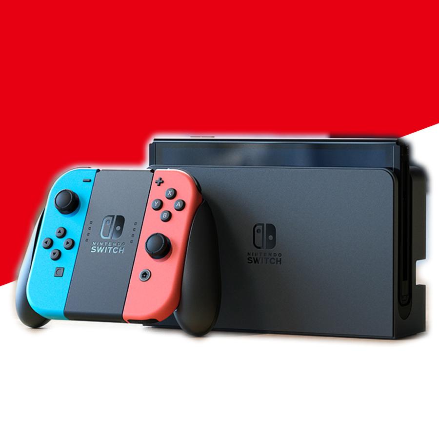 福袋 4点セット】Nintendo Switch有機ELモデルJoy-Con(L)ネオンブルー
