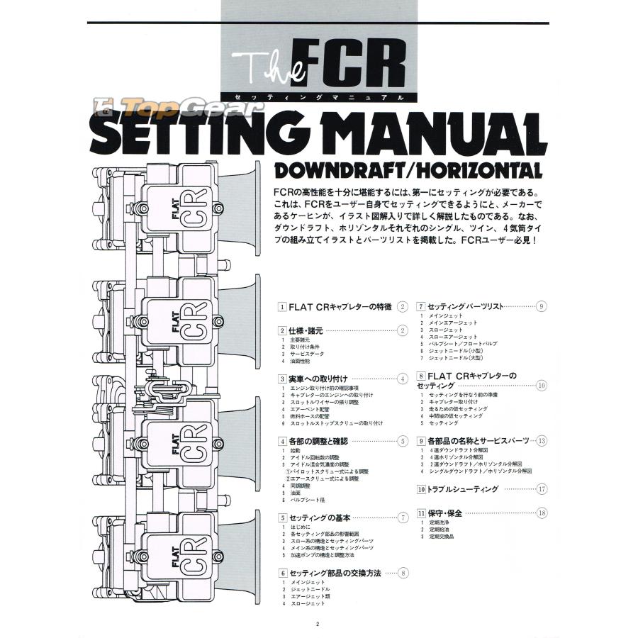 KEIHIN ケーヒン KEIHIN FCR セッティングマニュアル ゆうパケット対応