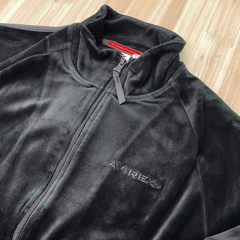 AVIREX アヴィレックス VELOUR TRACK JKT ベロア トラック ジャケット