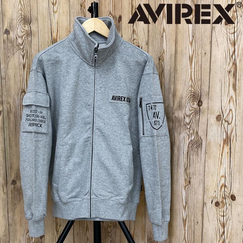 AVIREX（アヴィレックス） FATIGUE STAND ZIP スウェット 783-3930011